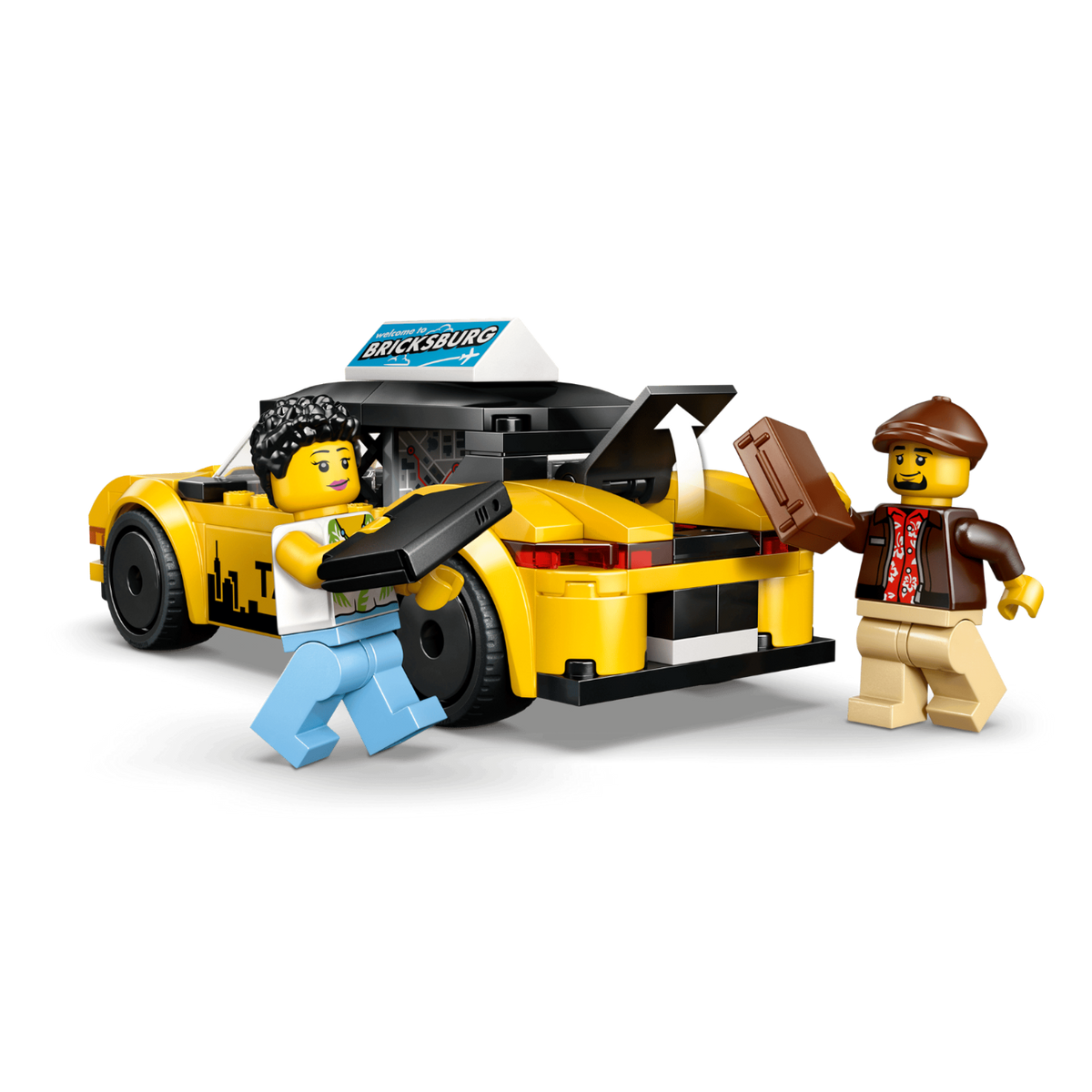 LEGO City Yellow Taxi 60487 Building Set 122 Pieces