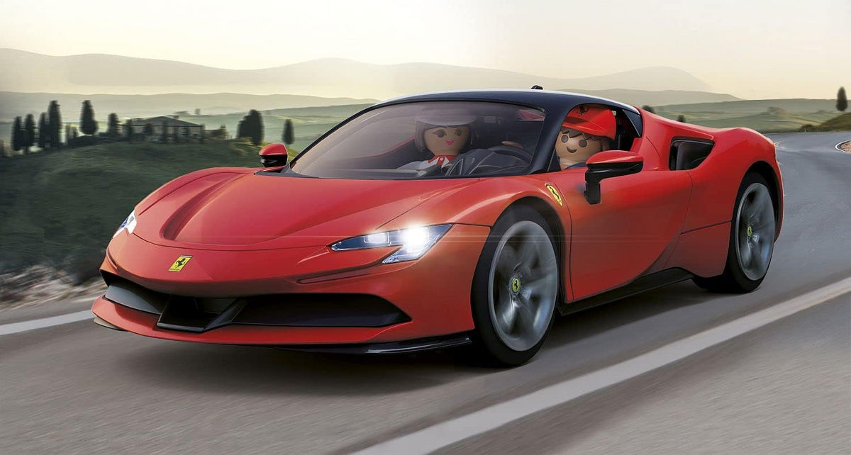PLAYMOBIL Ferrari SF90 Stradale 71020 Supercar Model Set with Lights