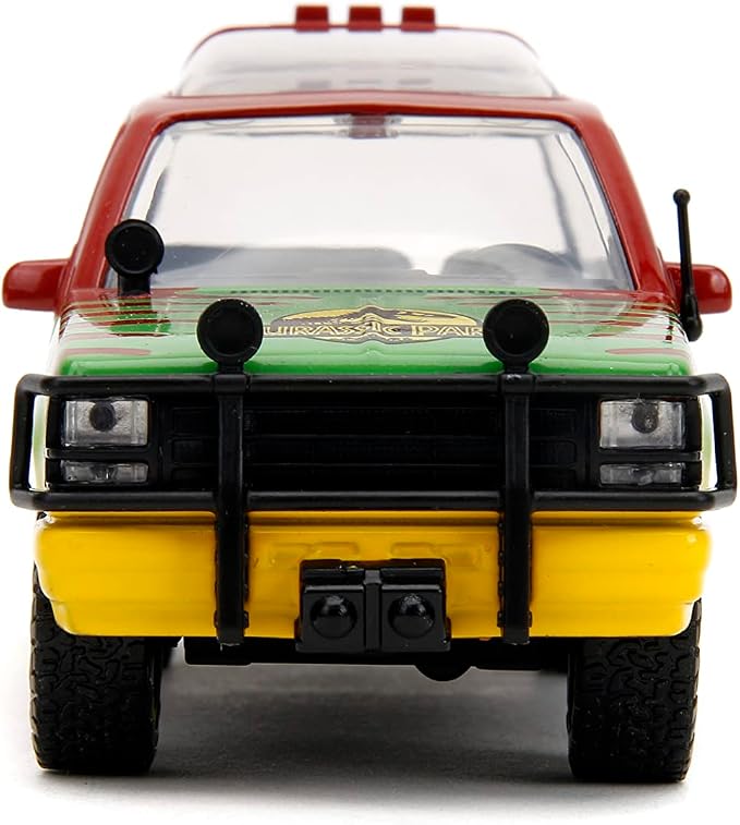 Jada Hollywood Rides Jurassic Park 30th Anniversary Ford Explorer Die-Cast Model Car – 1:32 Scale Collectible