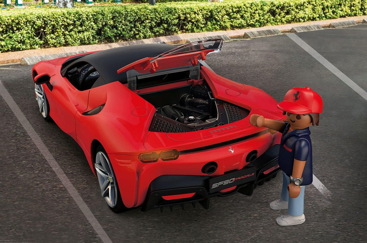 PLAYMOBIL Ferrari SF90 Stradale 71020 Supercar Model Set with Lights