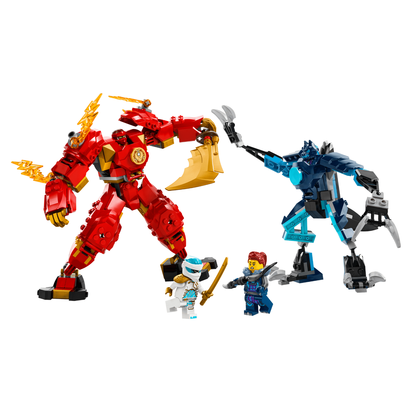 LEGO NINJAGO Dragons Rising Kai's Elemental Fire Mech 71808 Building Set