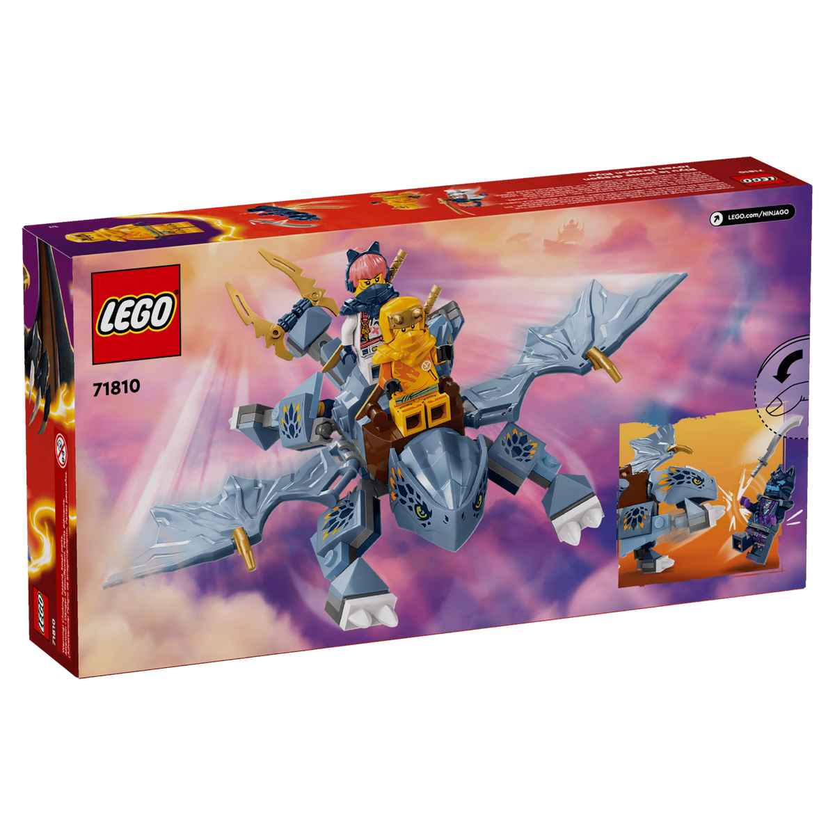 LEGO NINJAGO Dragons Rising Young Dragon Riyu 71810 Building Set