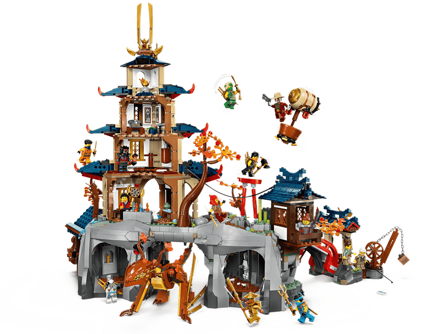 LEGO NINJAGO Tournament Temple City 71814 Building Set