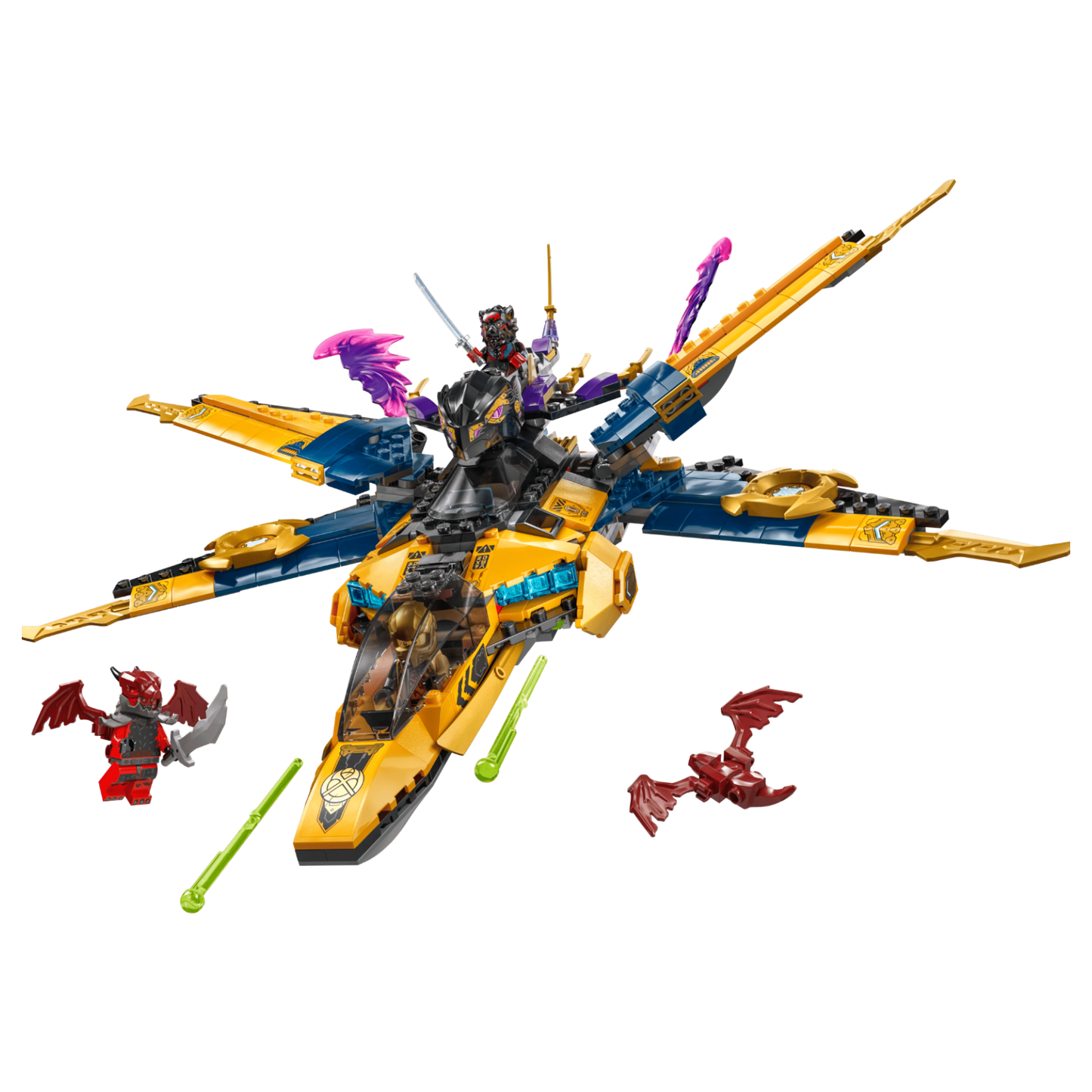 LEGO NINJAGO Dragons Rising Ras and Arin's Super Storm Jet 71833 Building Set