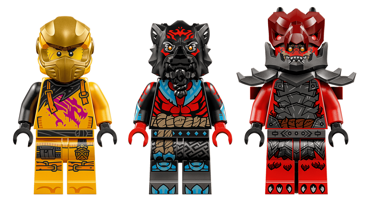 LEGO NINJAGO Dragons Rising Ras and Arin's Super Storm Jet 71833 Building Set