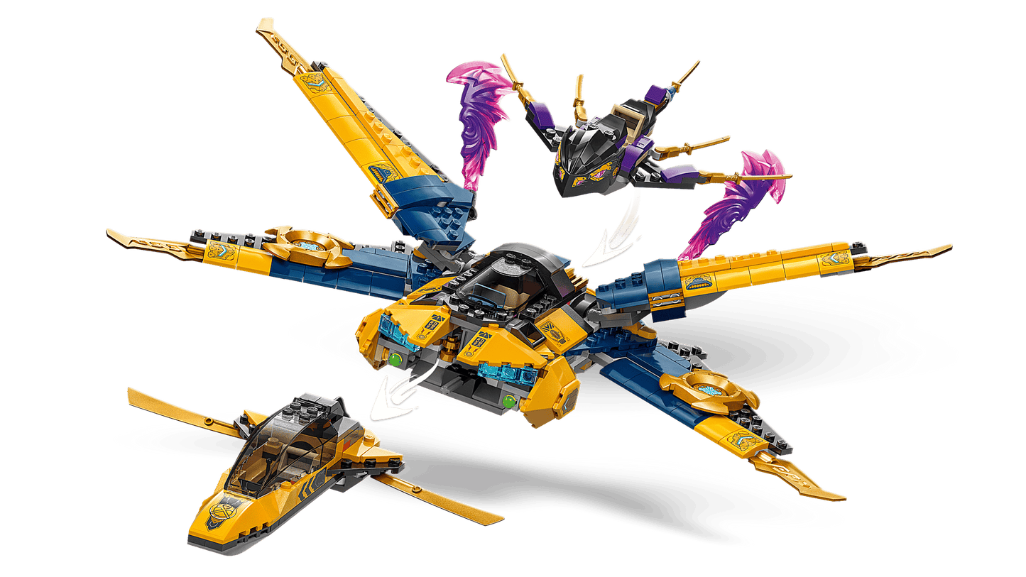 LEGO NINJAGO Dragons Rising Ras and Arin's Super Storm Jet 71833 Building Set