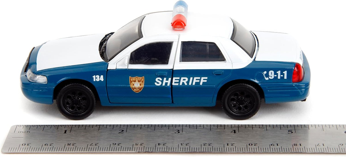 Jada Toys Hollywood Rides The Walking Dead Rick Grimes Ford Crown Victoria 1:32 Die-Cast Model Car
