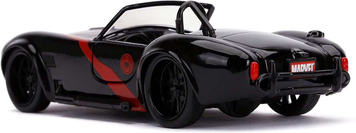 Jada Toys Marvel Spider-Man Miles Morales 1965 Shelby Cobra 427 S/C 1:32 Die-Cast Model Car
