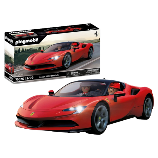 PLAYMOBIL Ferrari SF90 Stradale 71020 Supercar Model Set with Lights
