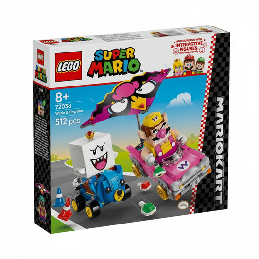 LEGO Super Mario Mario Kart Wario & King Boo 72038 Building Set