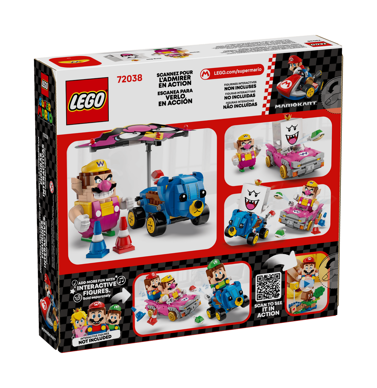 LEGO Super Mario Mario Kart Wario & King Boo 72038 Building Set