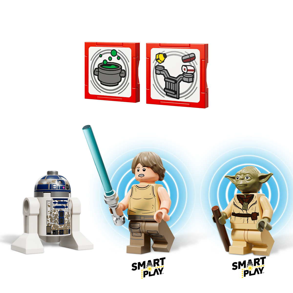LEGO Star Wars SMART Play Yoda's Hut and Jedi Training 75422 Building Set 440 Pieces