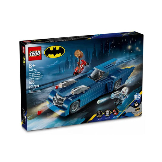 LEGO DC Batman With The Batmobile vs. Harley Quinn And Mr. Freeze 76274 Building Set