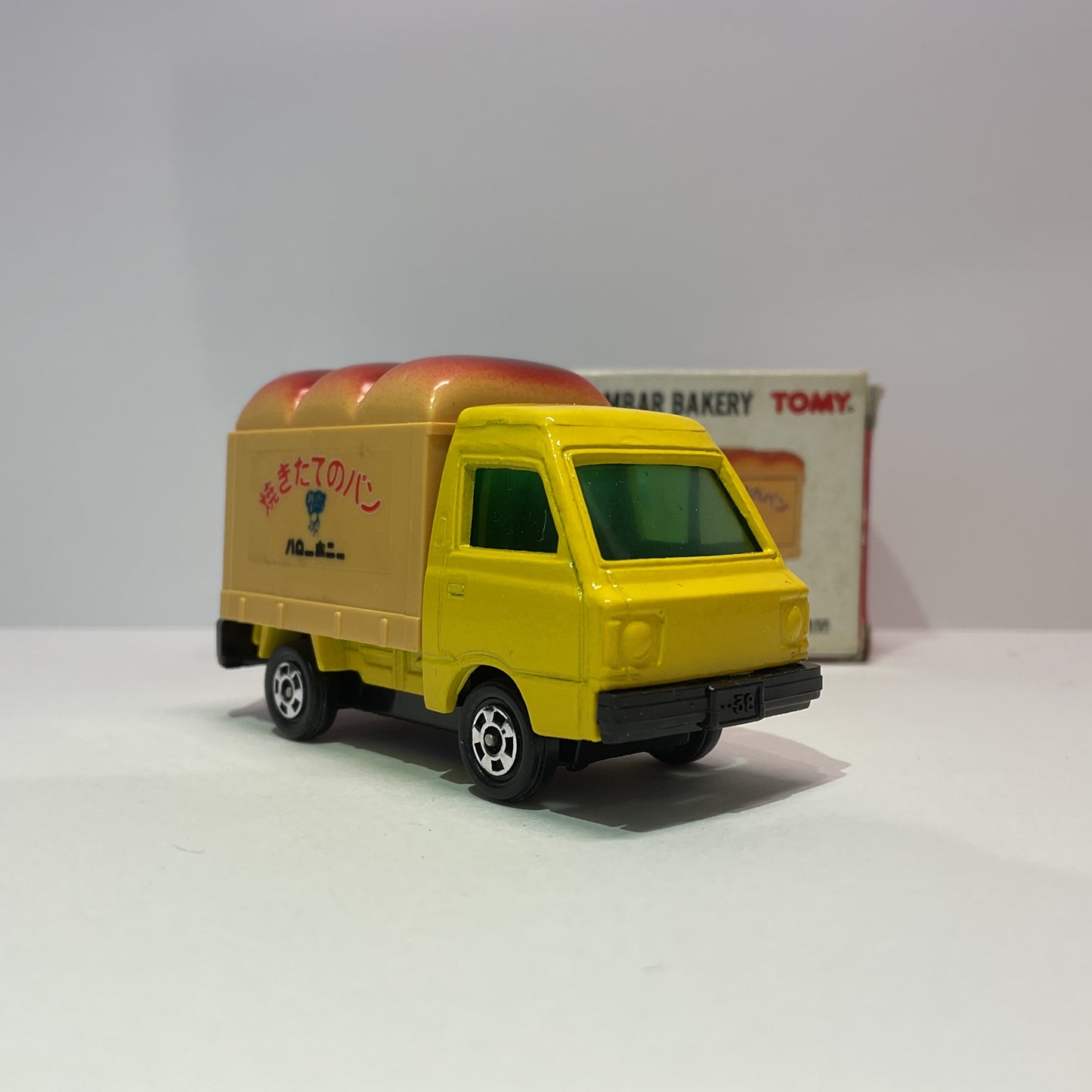 1987 Takara Tomy Tomica No.10 Subaru Sambar Bakery 1/52 Made In Japan