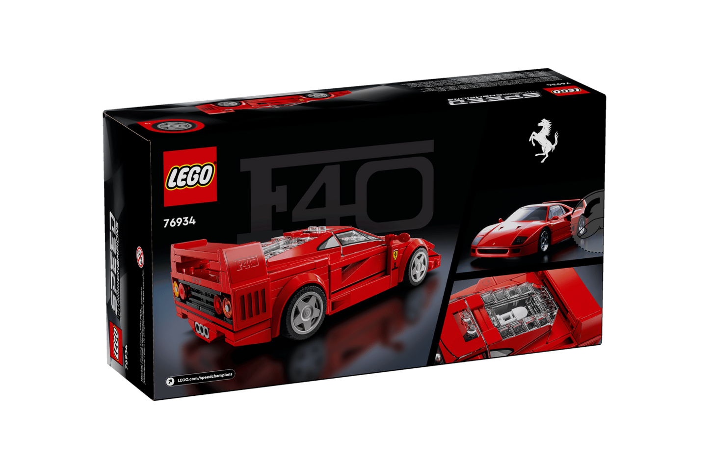 LEGO Speed Champions Ferrari F40 Supercar 76934 Building Set