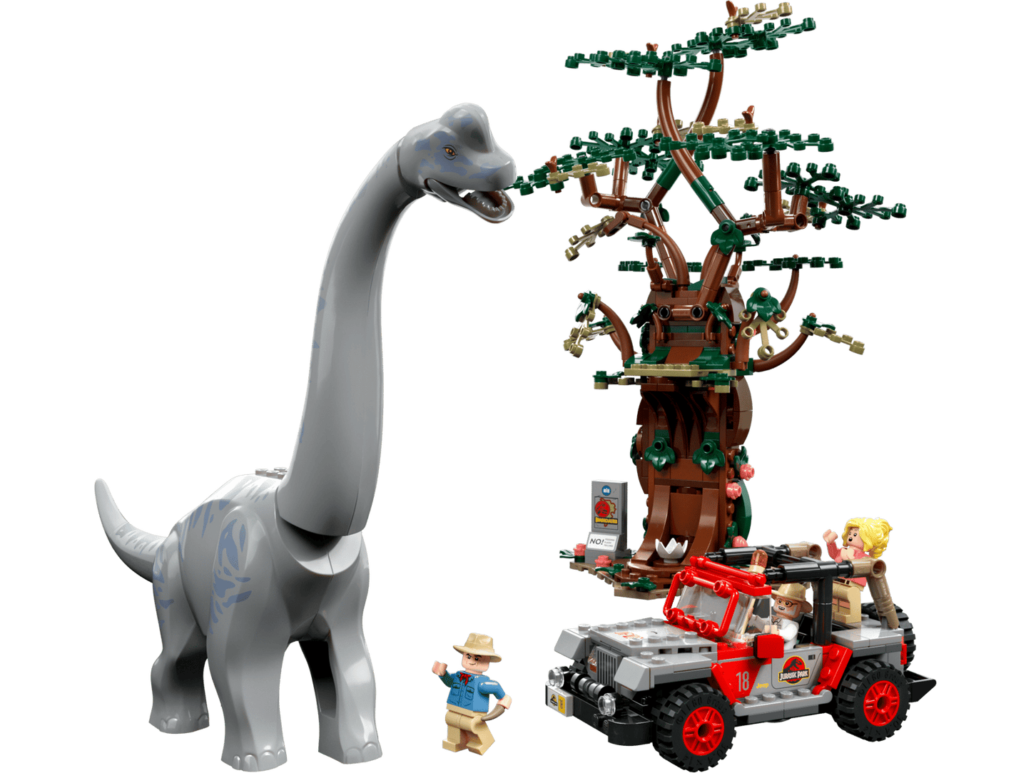 LEGO Jurassic World Jurassic Park 30th Anniversary Brachiosaurus Discovery 76960 Building Set