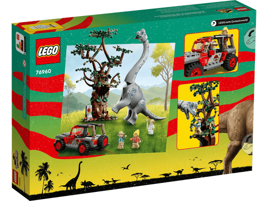 LEGO Jurassic World Jurassic Park 30th Anniversary Brachiosaurus Discovery 76960 Building Set