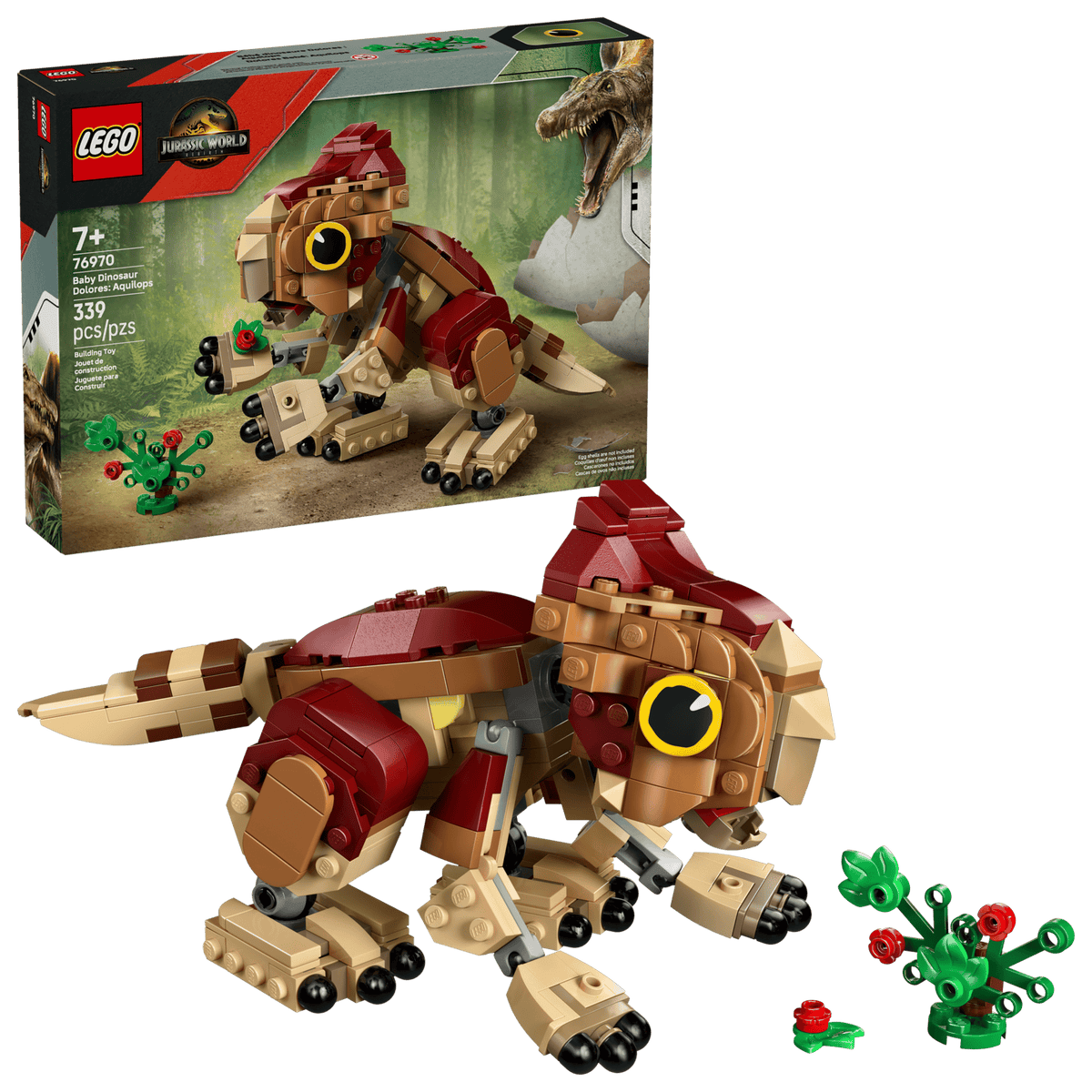 LEGO Jurassic World Rebirth Baby Dinosaur Dolores: Aquilops 76970 Building Set