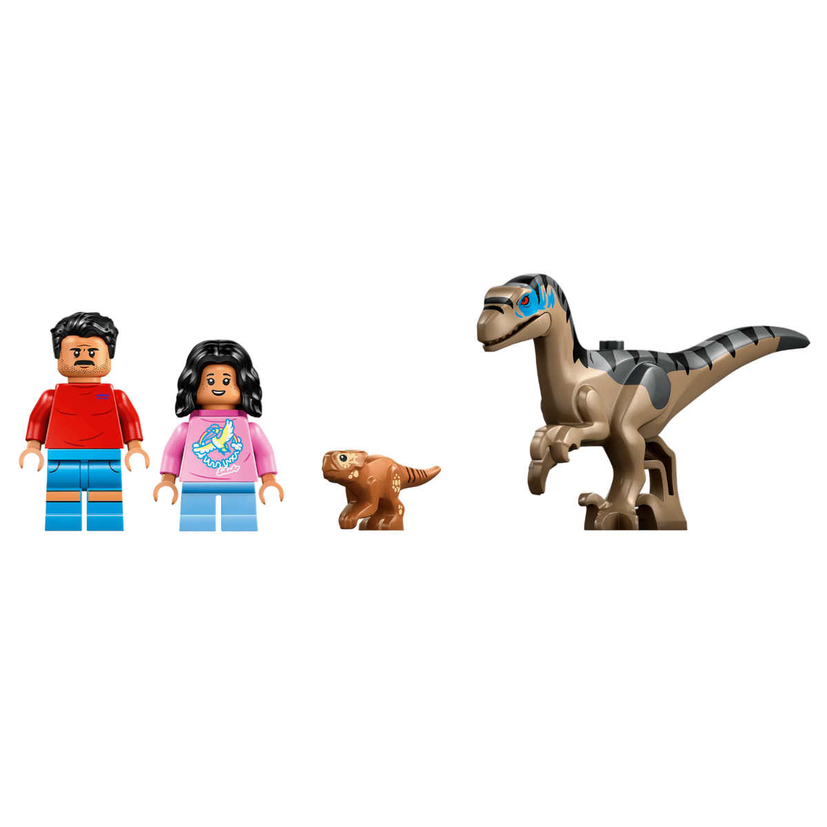 LEGO Jurassic World Raptor Off-Road Escape 76972 Building Set 285 Pieces
