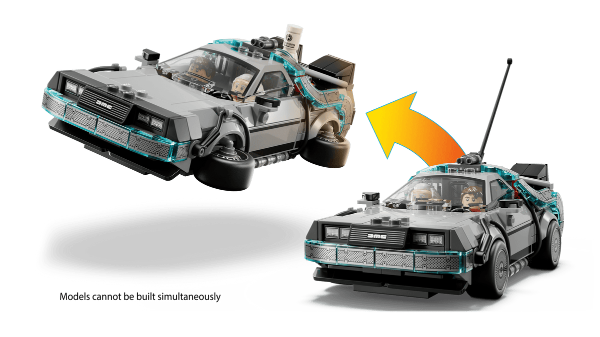 LEGO Speed Champions Time Machine from Back to the Future 77256 Building Set