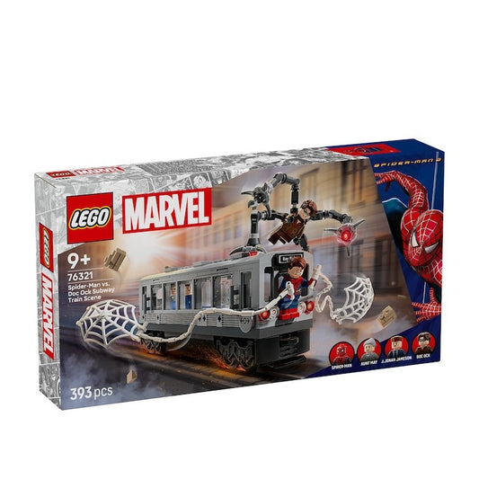 LEGO Marvel Spider-Man vs. Doc Ock Subway Train Scene 76321 Building Set