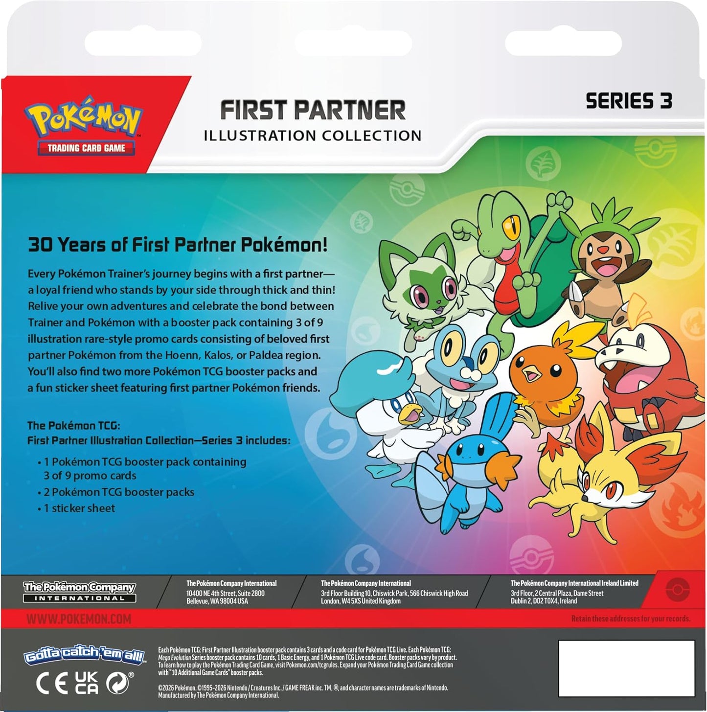 Pokémon TCG First Partner Illustration Collection Series 3