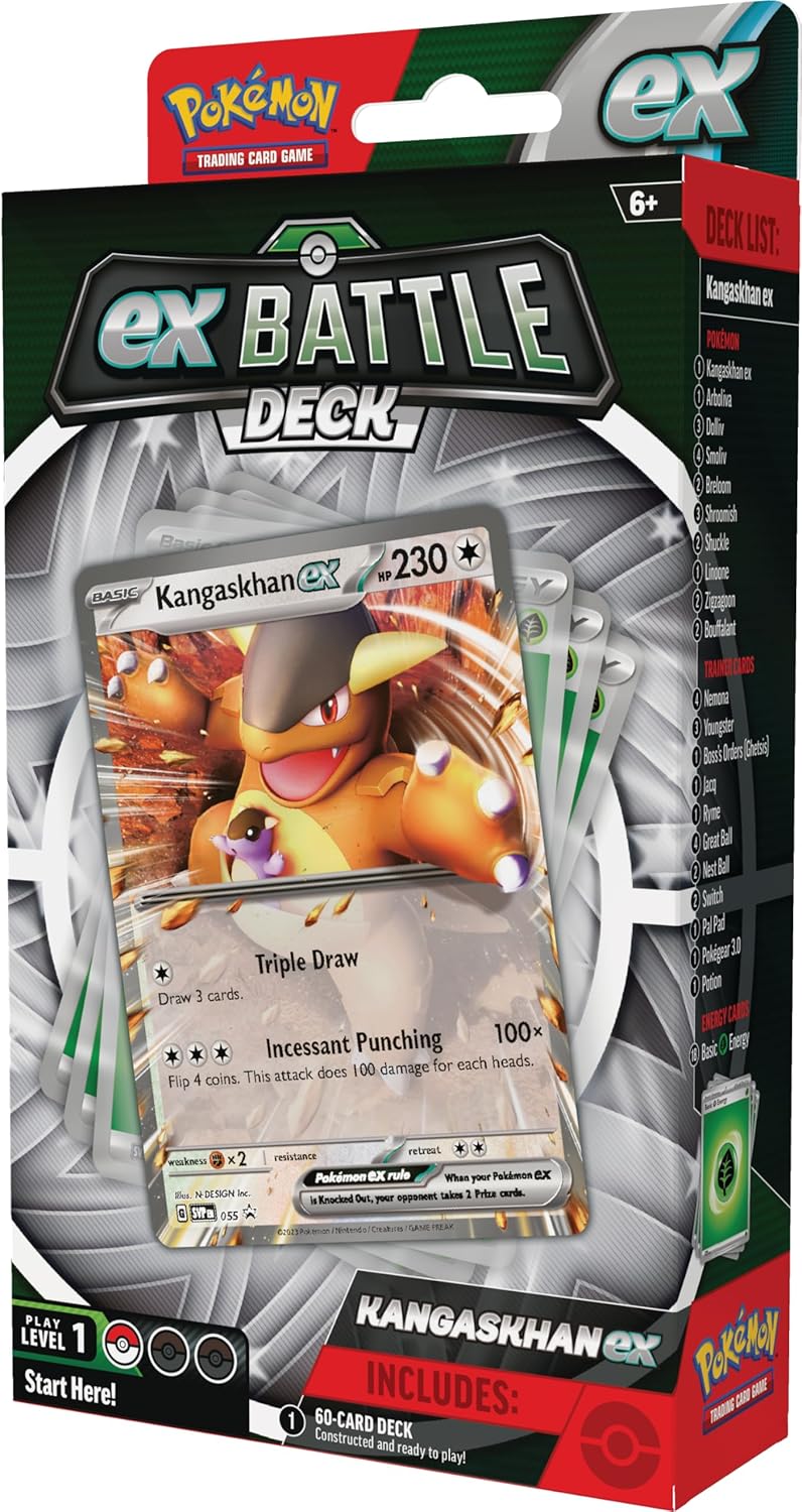 Pokémon TCG Kangaskhan ex Battle Deck 60 Card Ready-to-Play