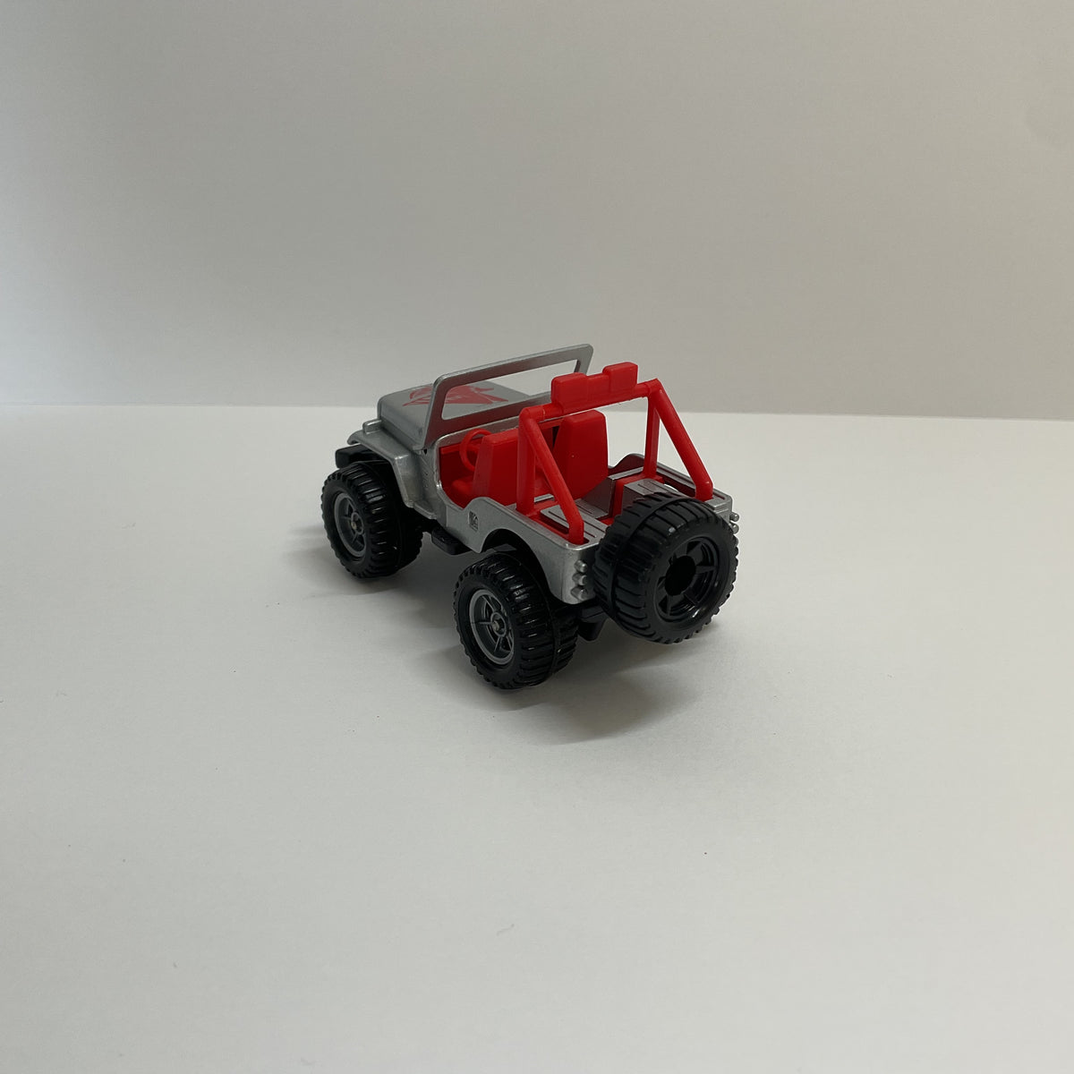 1988 Takara Tomy Tomica No.25 Mitsubishi Jeep Bigfoot Silver Made In Japan