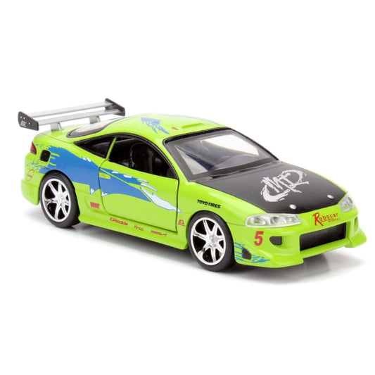 Jada Toys Fast & Furious 25th Anniversary Brian's 1995 Mitsubishi Eclipse Candy Finish 1:32 Die-Cast Model Car