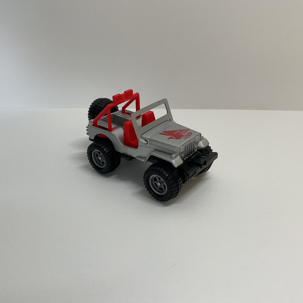 1988 Takara Tomy Tomica No.25 Mitsubishi Jeep Bigfoot Silver Made In Japan