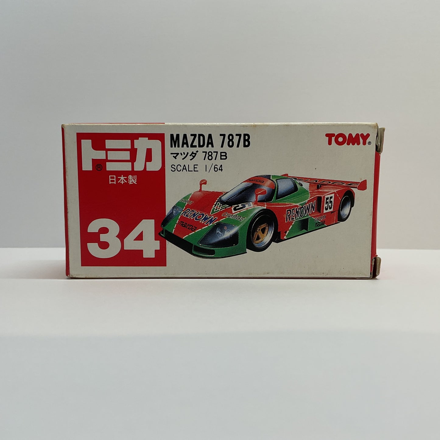 1992 Takara Tomy Tomica No.34 Mazda 787B 1/64 Made in Japan