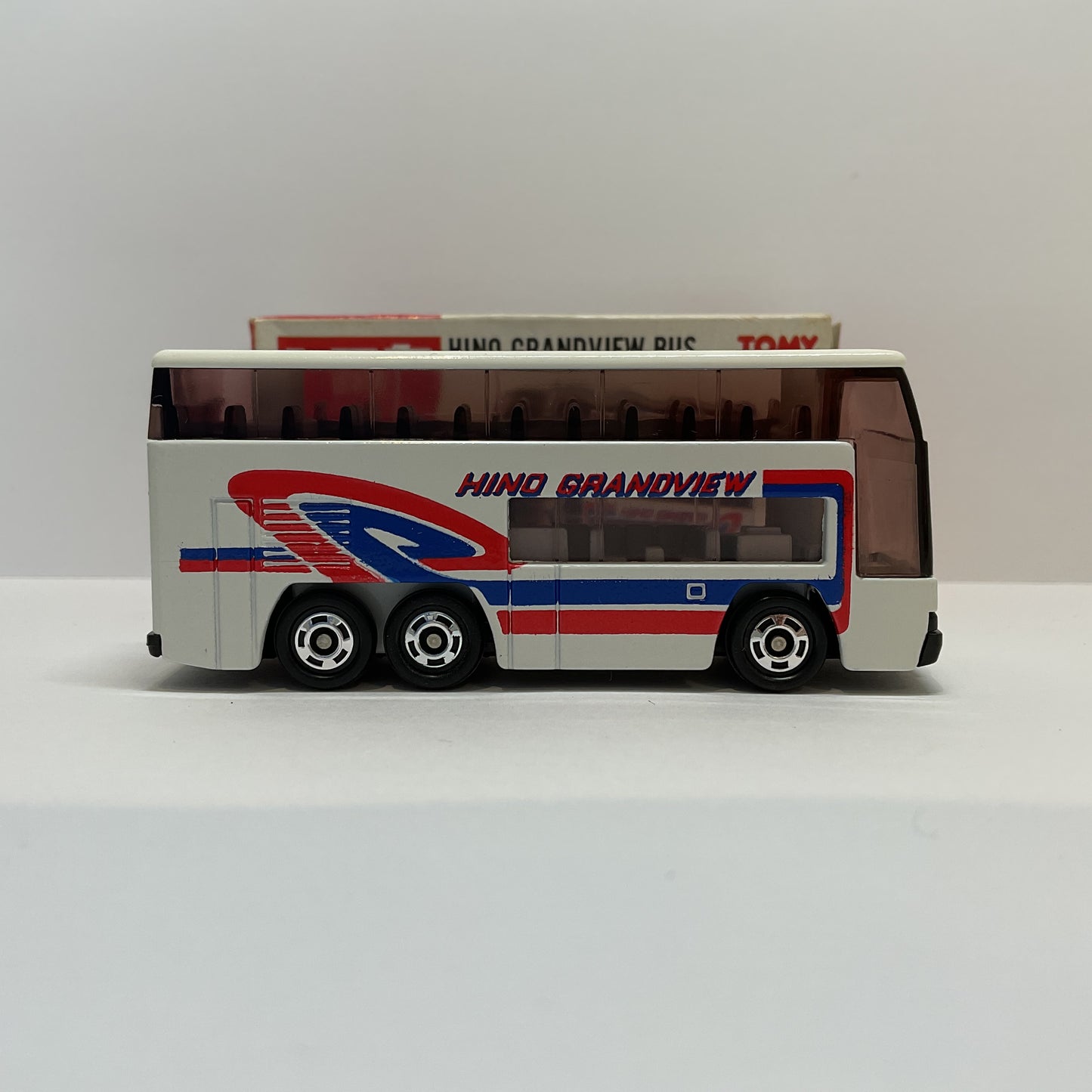 1986 Takara Tomy Tomica No.1 Hino Grandview Bus 1/154 Made In Japan