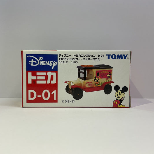 Takara Tomy Tomica Disney Collection D-01 T-Type Classic Car Mickey Mouse 1/60