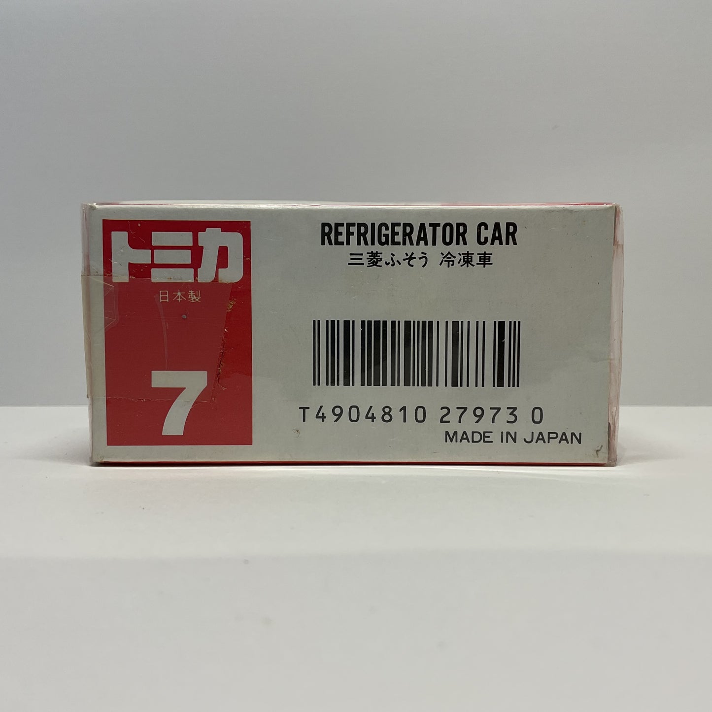 1988 Takara Tomy Tomica No.7 Mitsubishi Fuso Refrigerator Car 1/102 Made In Japan