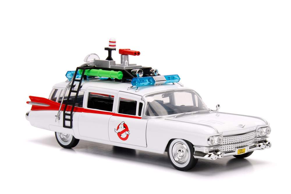 Jada Toys Hollywood Rides Ghostbusters ECTO-1 1:24 Die-Cast Model Car