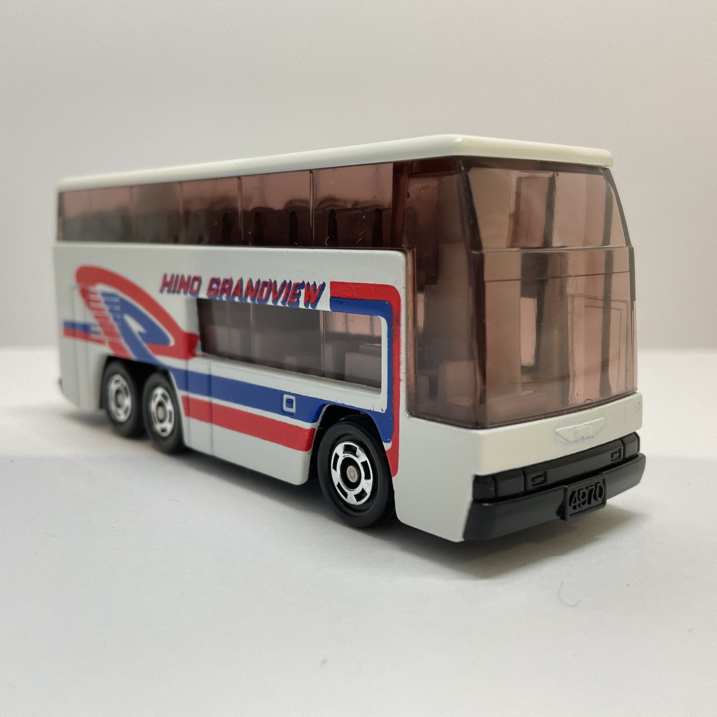 1986 Takara Tomy Tomica No.1 Hino Grandview Bus 1/154 Made In Japan