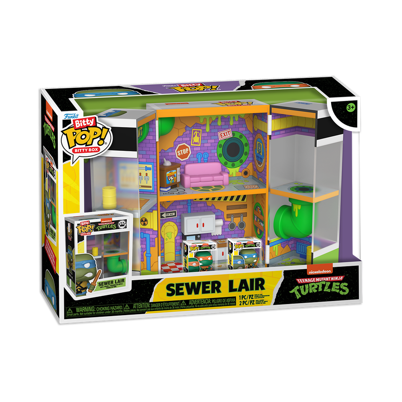 Funko Bitty Pop! Teenage Mutant Ninja Turtles Sewer Lair Bitty Box