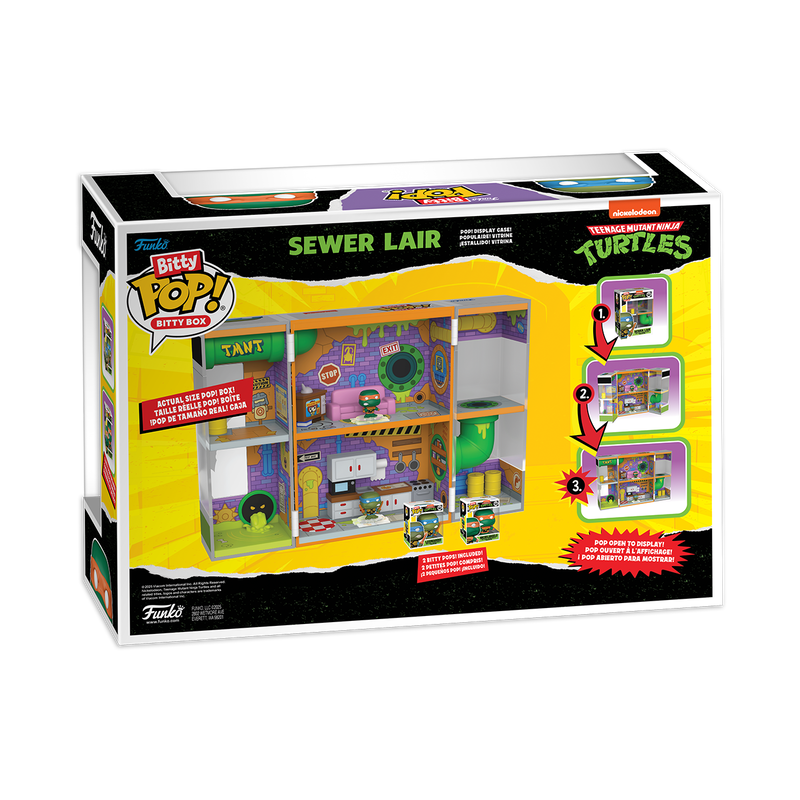 Funko Bitty Pop! Teenage Mutant Ninja Turtles Sewer Lair Bitty Box