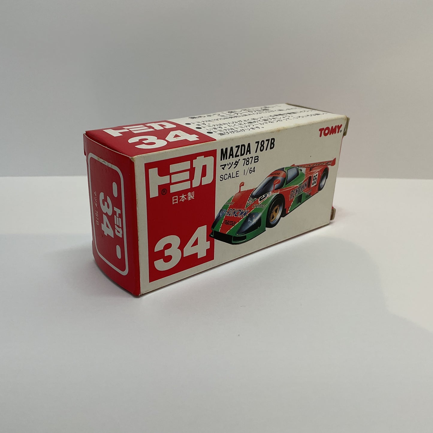 1992 Takara Tomy Tomica No.34 Mazda 787B 1/64 Made in Japan