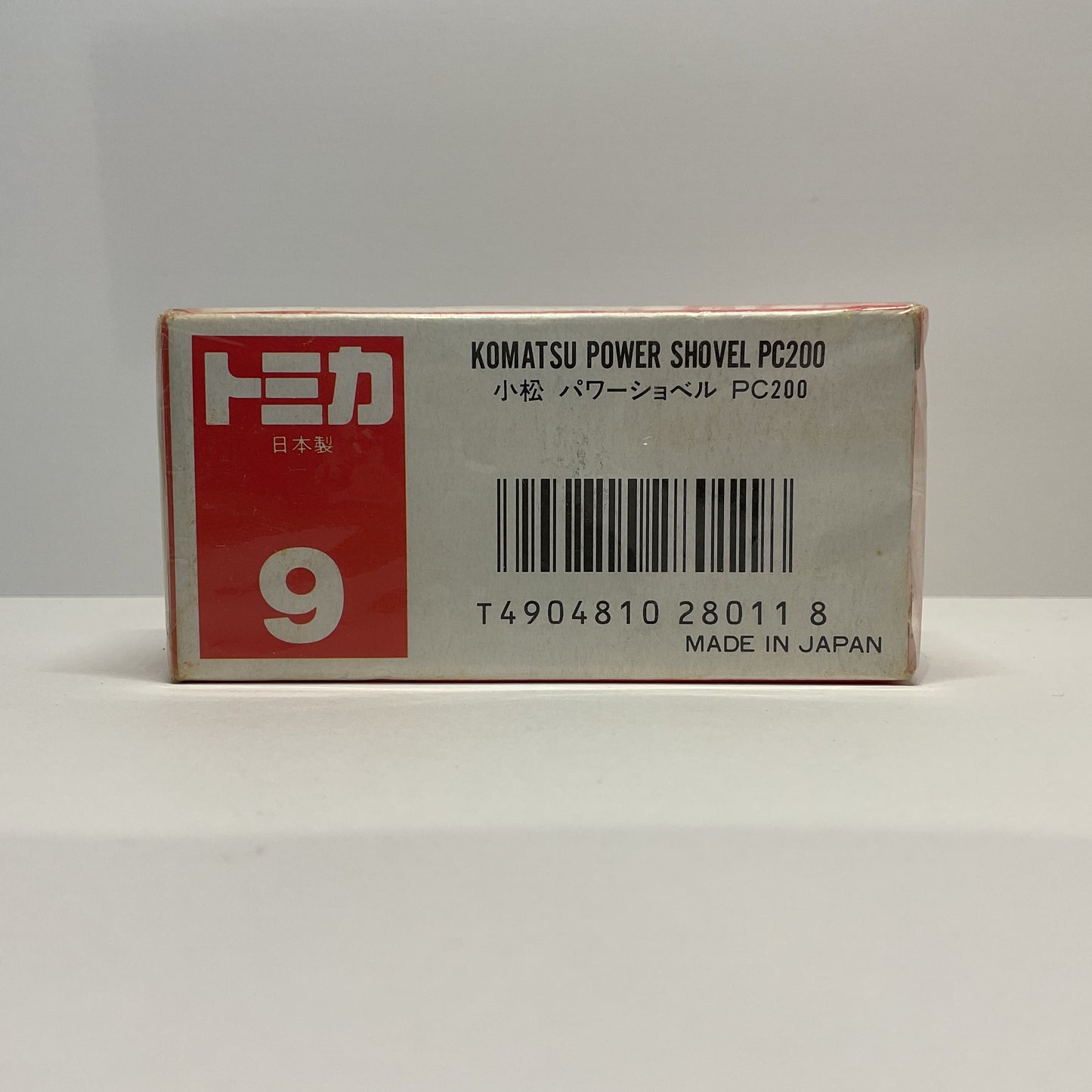 1981 Takara Tomy Tomica No.9 Komatsu Power Shovel PC200 1/122 Made In Japan