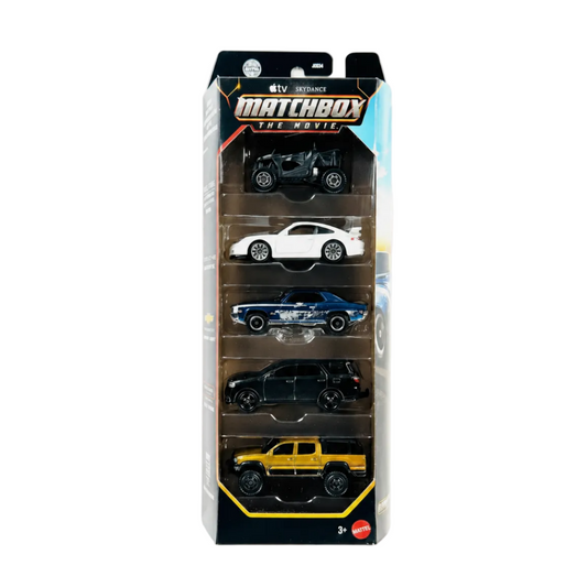 Matchbox: The Movie 5-Pack 'Villain Pursuit' Mattel