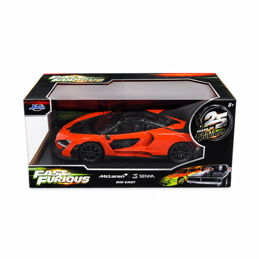 Jada Toys Fast & Furious 25th Anniversary McLaren Senna Die-Cast Model Car