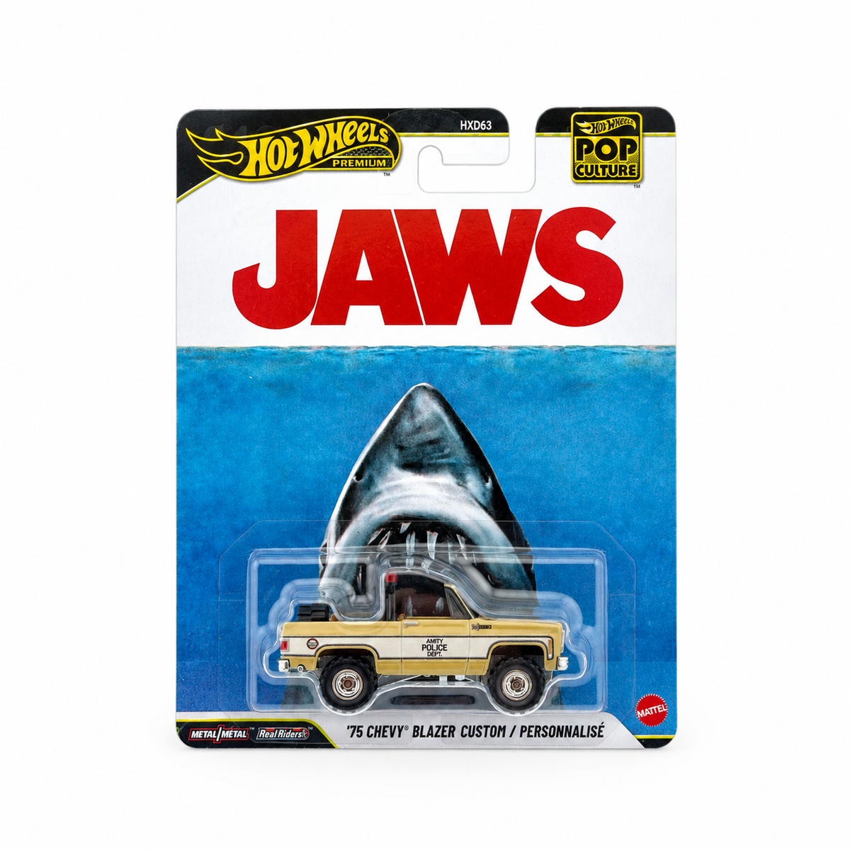 Hot Wheels Premium Pop Culture Jaws '75 Chevy Blazer Custom Mattel