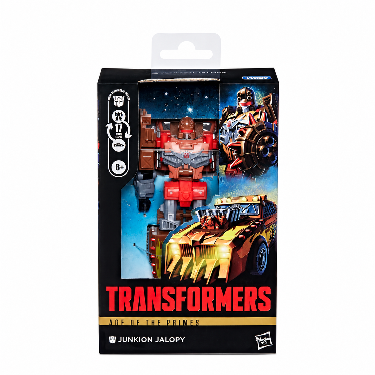 Takara Tomy Transformers Age Of The Primes Deluxe Class Junkion Jalopy Action Figure