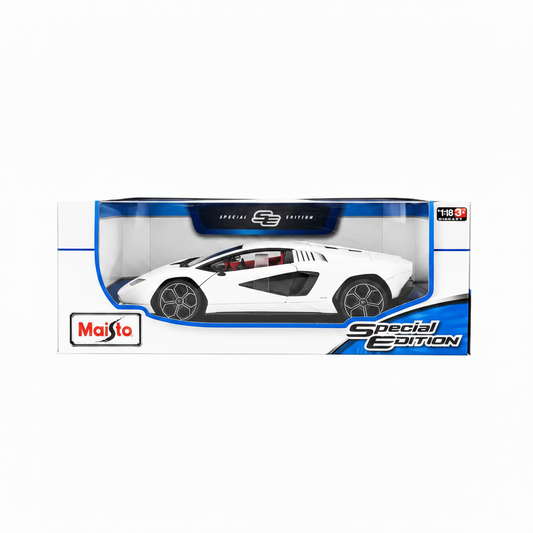 Maisto Special Edition 1:18 Lamborghini Countach LPI 800-4 (White) Die-Cast Model Car