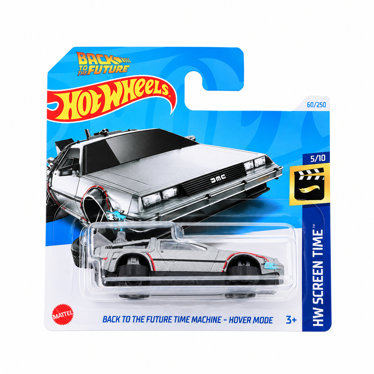 Hot Wheels HW Screen Time (5/10) Back to the Future Time Machine Hover Mode Mattel