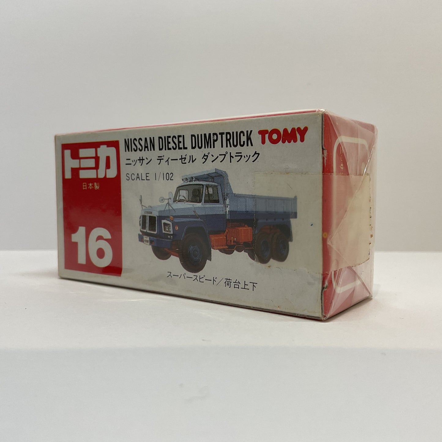 1974 Takara Tomy Tomica No.16 Nissan Diesel Dump Truck 1/102 Made In Japan