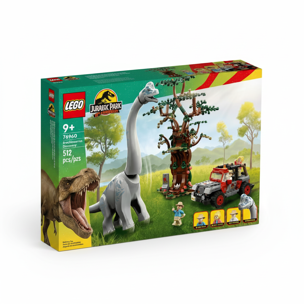 LEGO Jurassic World Jurassic Park 30th Anniversary Brachiosaurus Discovery 76960 Building Set