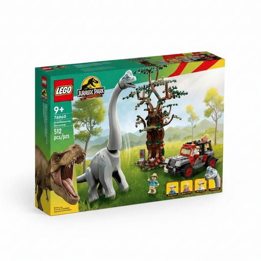 LEGO Jurassic World Jurassic Park 30th Anniversary Brachiosaurus Discovery 76960 Building Set