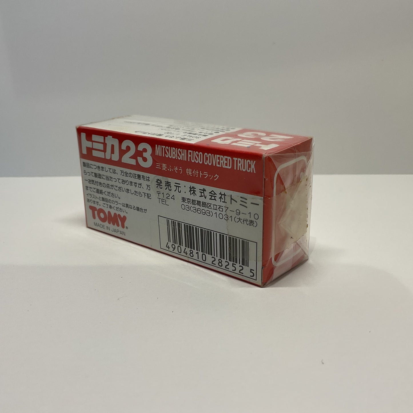 1990 Takara Tomy Tomica No.23 Mitsubishi Fuso Covered Truck 1/102 Made In Japan